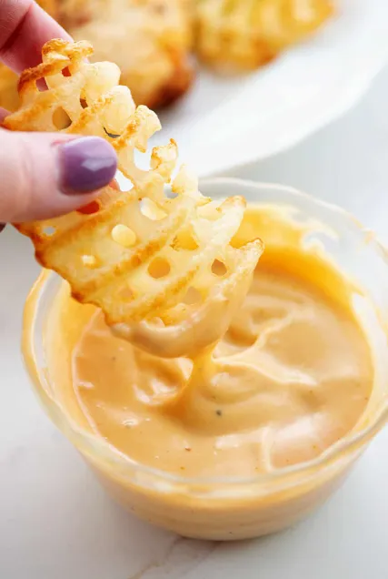 Delicious homemade Chick Fil A sauce in a bowl, perfect for dipping