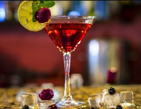 Vegas Bomb cocktail ready to be served