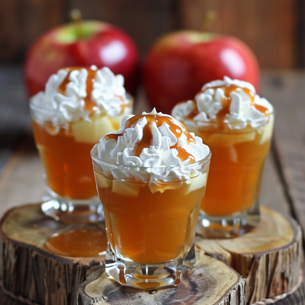 Caramel Apple Jello Shots