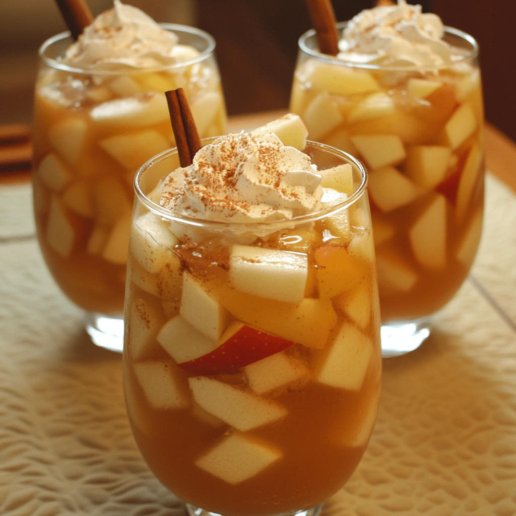 Frosted Apple Pie Sangria