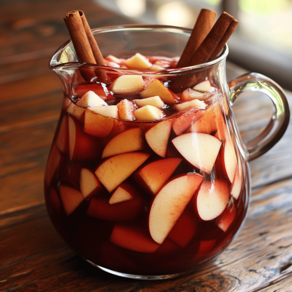 Fireball Caramel Apple Sangria