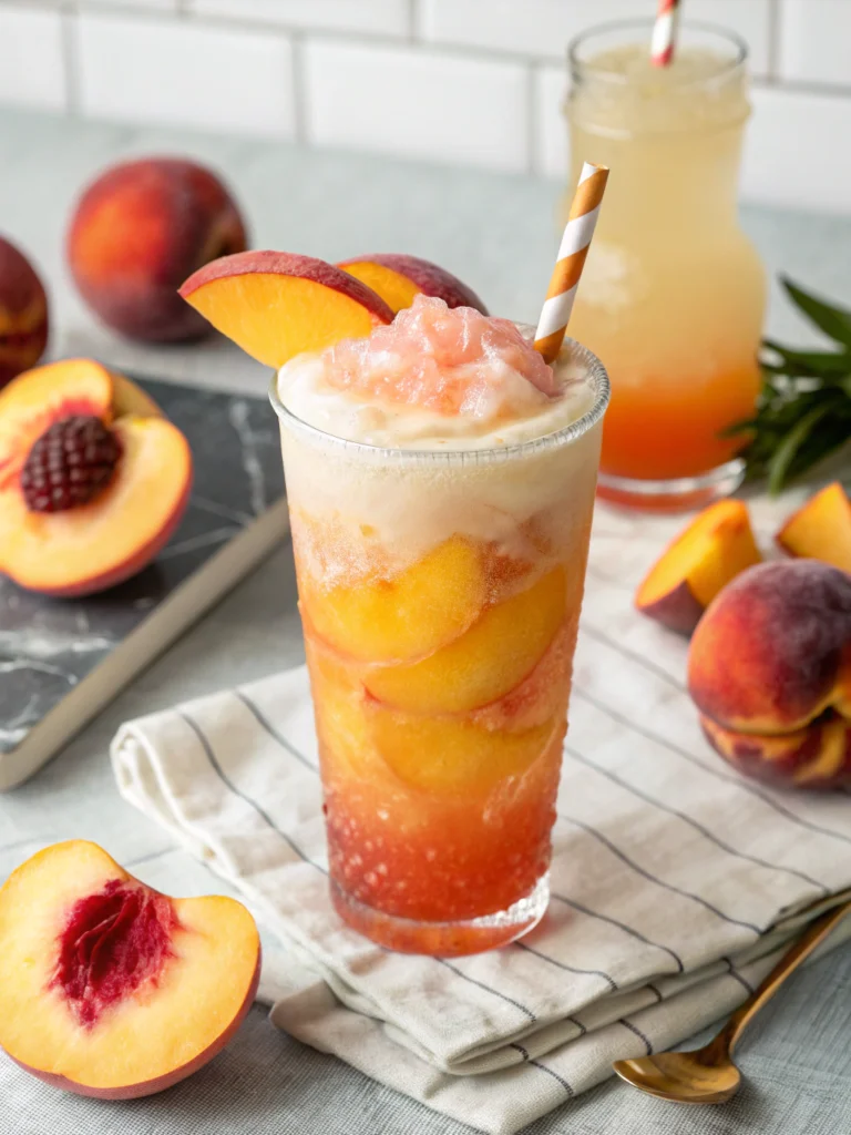 Tropical Cocktails: 30 Irresistible Recipes to Sip Under the Sun 11 Crown Peach Beach