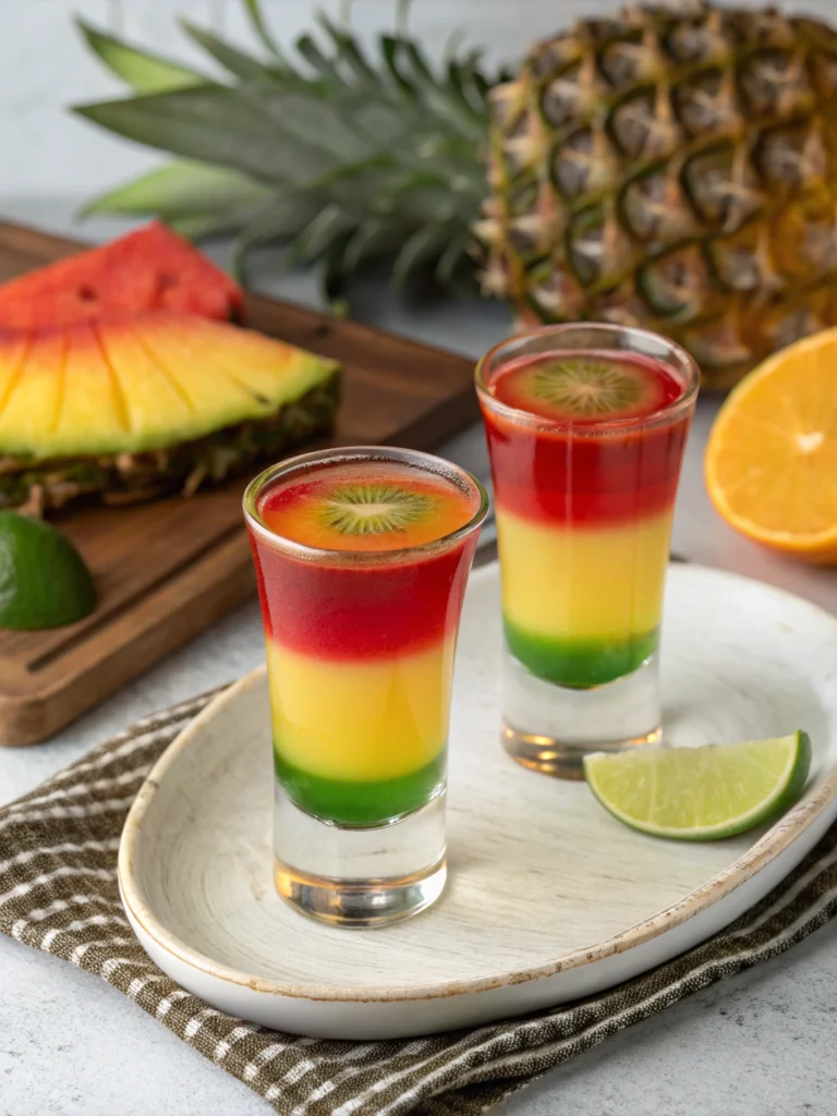 Double Trouble Tropical Tequila Shot