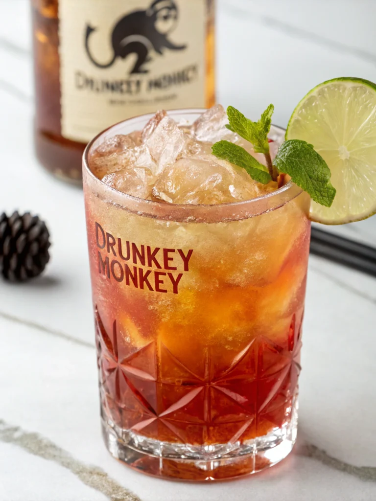 Drunken Monkey Rum Cocktail