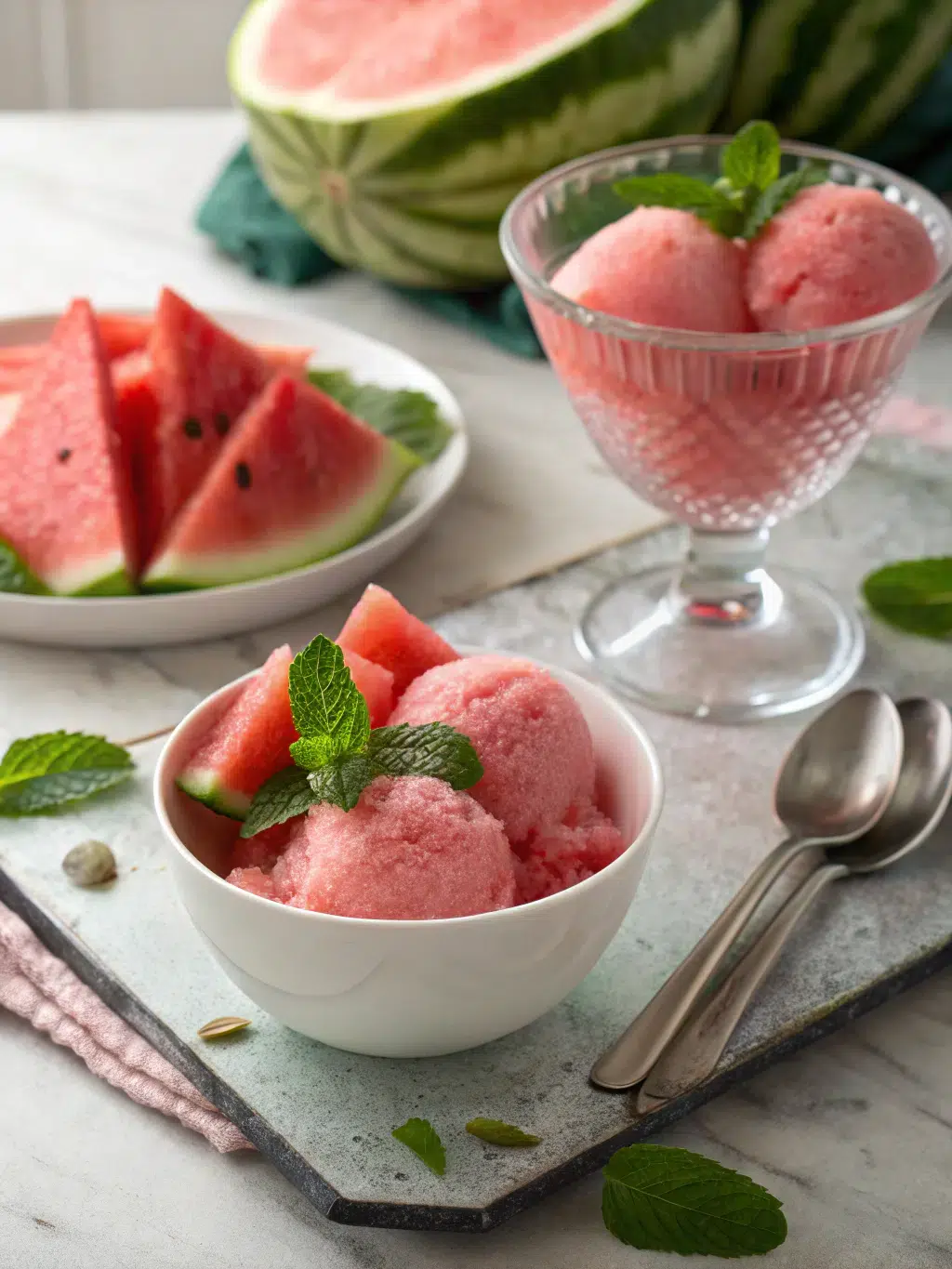 2 Ingredient Watermelon Sorbet: A 5-Minute Recipe Delight 3 2 Ingredient Watermelon Sorbet: A 5-Minute Recipe Delight