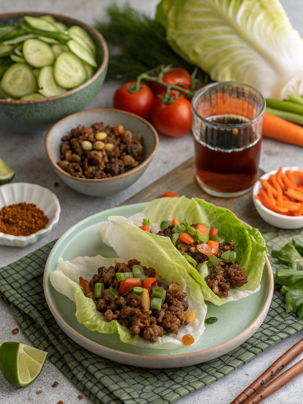 How to Make Asian-Style Ground Beef Lettuce Wraps: A Step-by-Step Guide 1 How to Make Asian-Style Ground Beef Lettuce Wraps: A Step-by-Step Guide