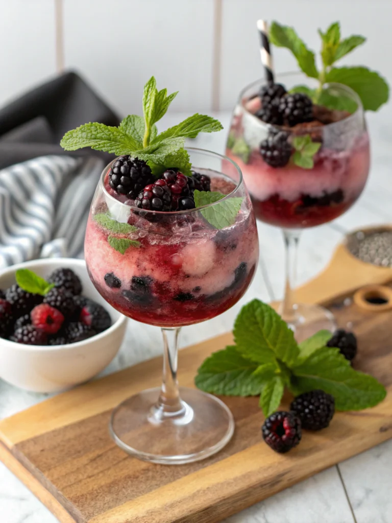 Blackberry Mint Mocktail