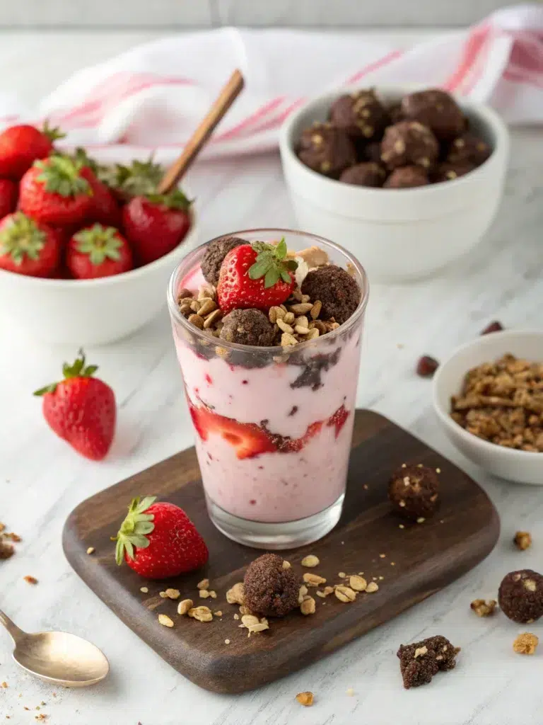 Chocolate Strawberry Yogurt Clusters Recipe