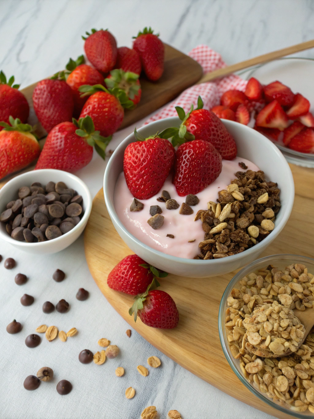 10-Minute Chocolate Strawberry Yogurt Clusters: The Game-Changer Snack Hack! 1 10-Minute Chocolate Strawberry Yogurt Clusters: The Game-Changer Snack Hack!