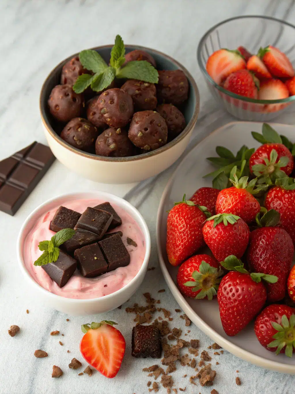 Chocolate Strawberry Yogurt Clusters Recipe: Your 5-Step Guide to Bliss! 3 Chocolate Strawberry Yogurt Clusters Ingredients