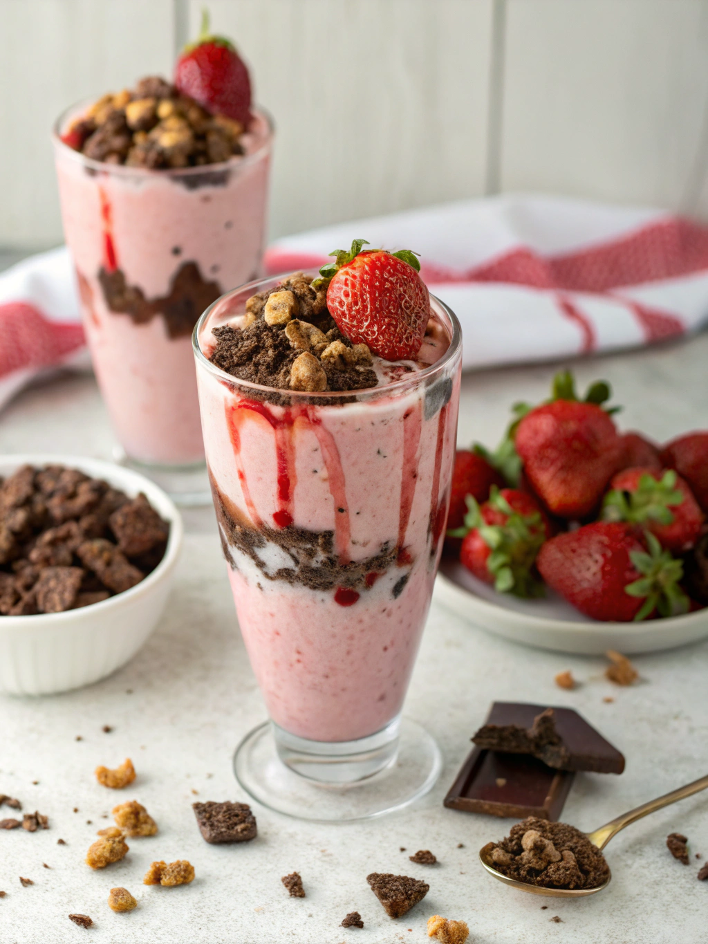 Chocolate Strawberry Yogurt Clusters Recipe