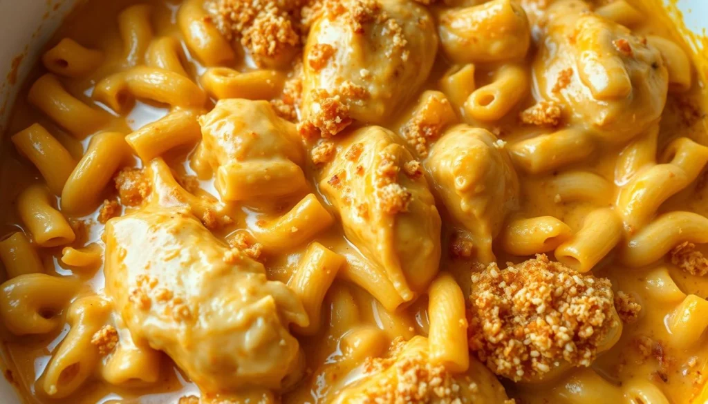 Creamy Honey Pepper Chicken Mac And Cheese