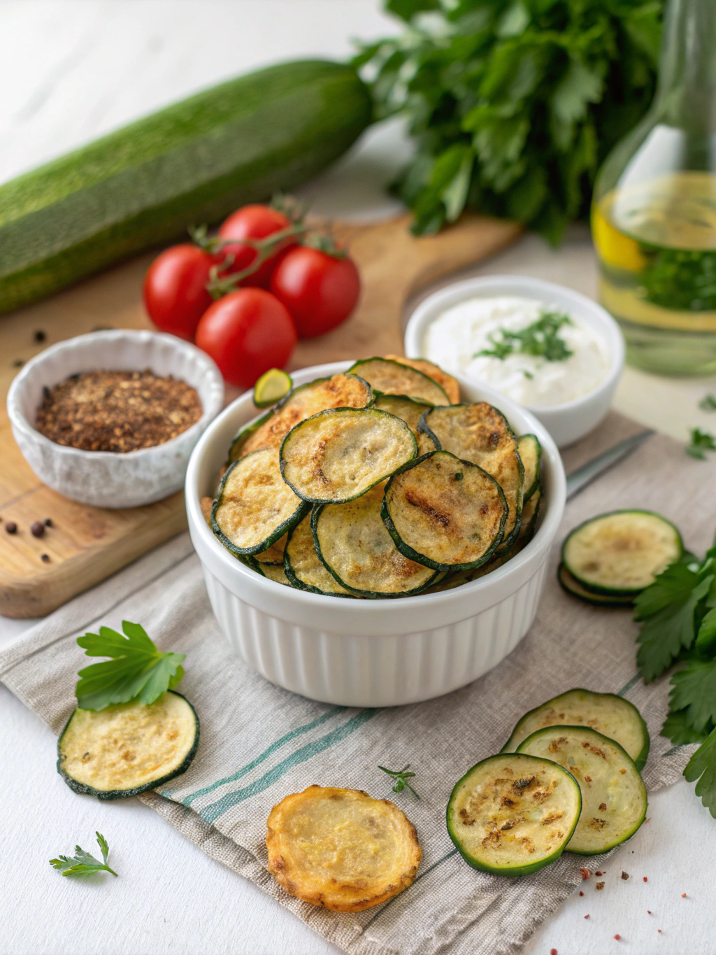 Ultimate Crispy Baked Zucchini Chips: 2025’s Must-Try Low-Carb Snack! 1 Crispy Baked Zucchini Chips Ingredients