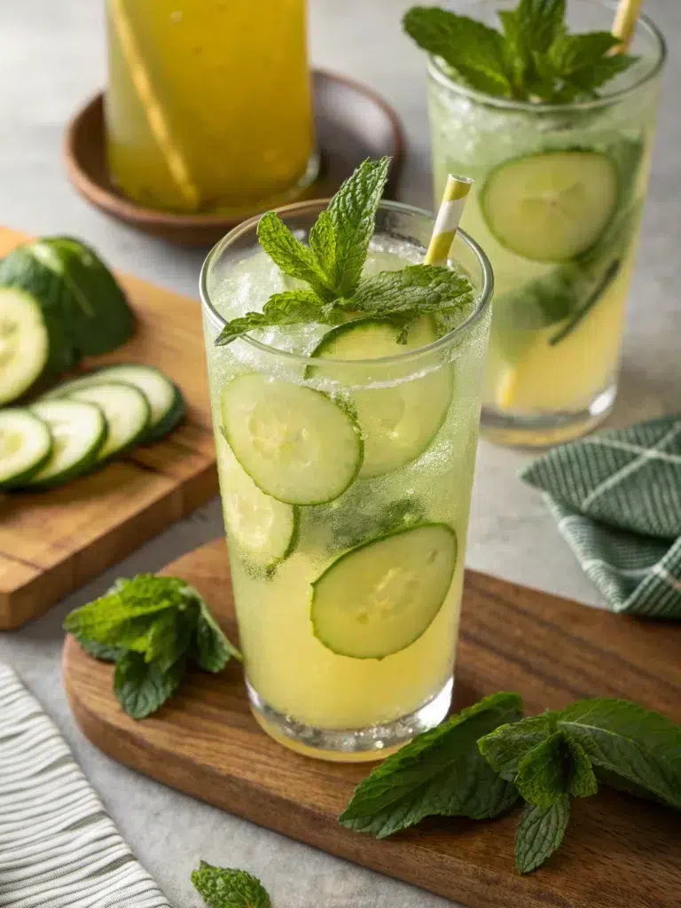 Cucumber Mint Lemonade