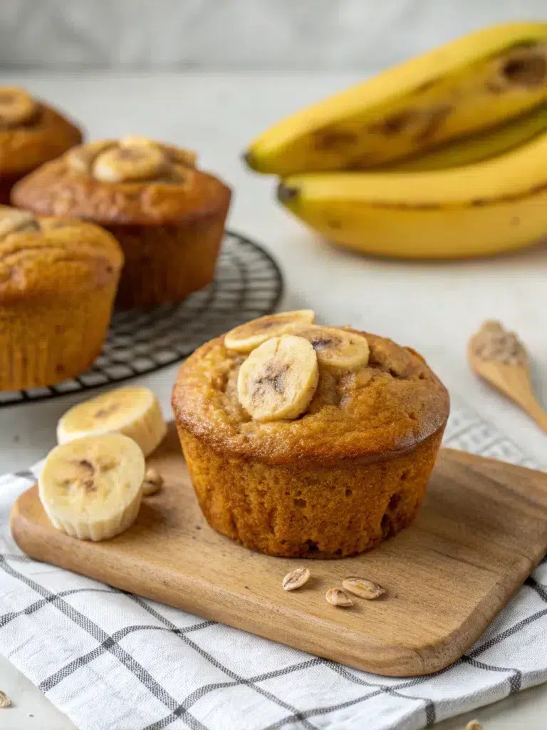 Easy Banana Protein Muffins