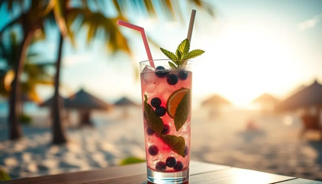 Tropical Cocktails: 30 Irresistible Recipes to Sip Under the Sun 30 Easy Blueberry Mojito Recipe