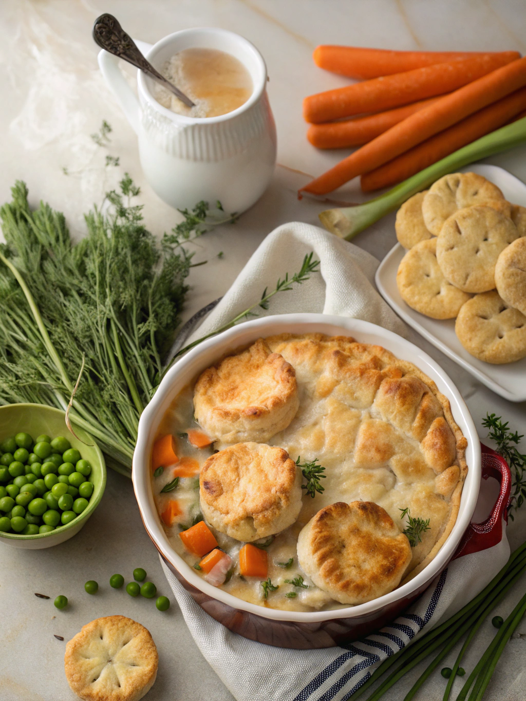How to Make Easy Chicken Pot Pie with Biscuits: A Step-by-Step Guide 1 How to Make Easy Chicken Pot Pie with Biscuits: A Step-by-Step Guide