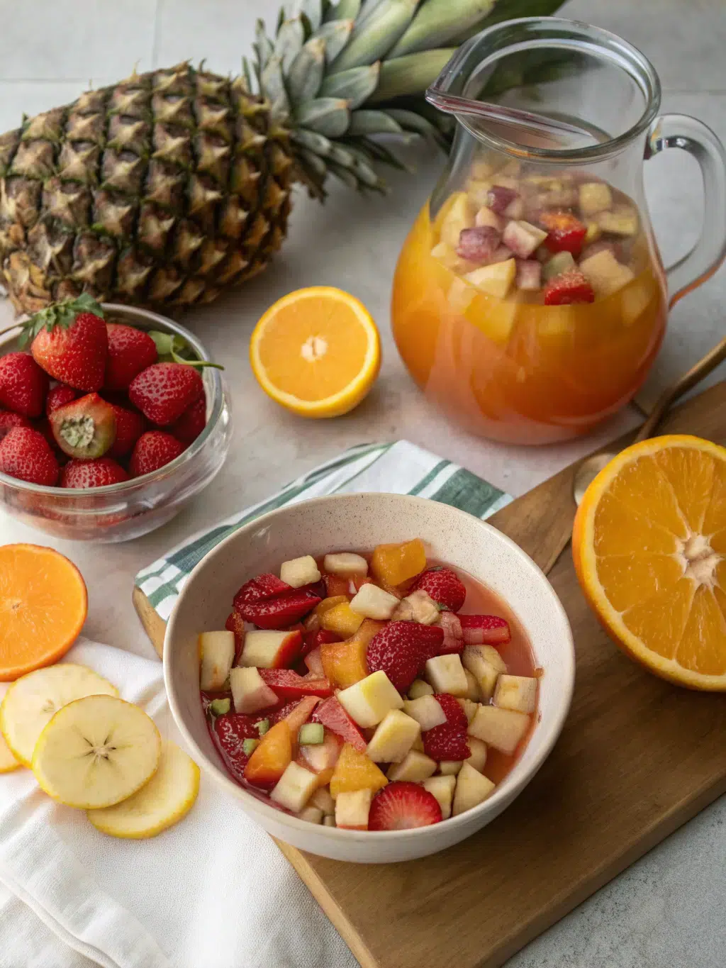 Fruit Punch Recipe (Non-Alcoholic): 5 Refreshing Steps for a Party Hit! 1 Fruit Punch Ingredients