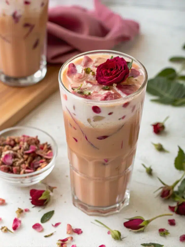 Iced Rose Latte