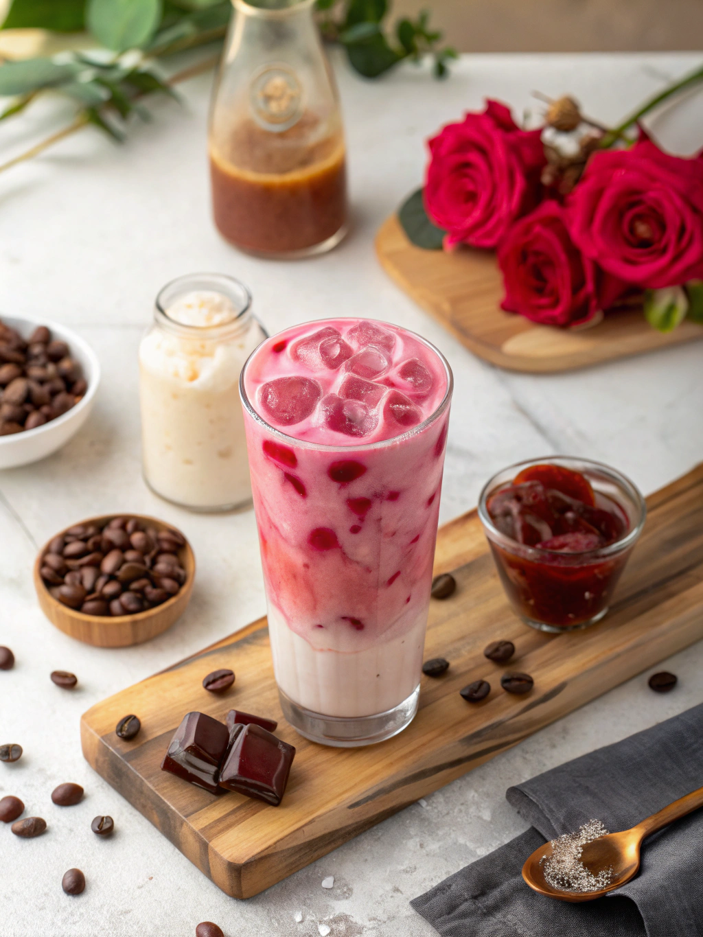 Iced Rose Latte: 5 Reasons It's Your New Favorite Drink 1 Iced Rose Latte Ingredients