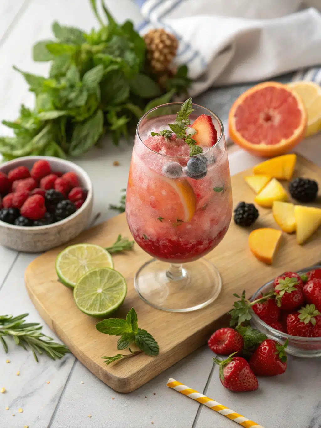 Mermaid Mocktail Challenge: 7 Steps to a Magical Sip! 1 Mermaid Mocktail Ingredients