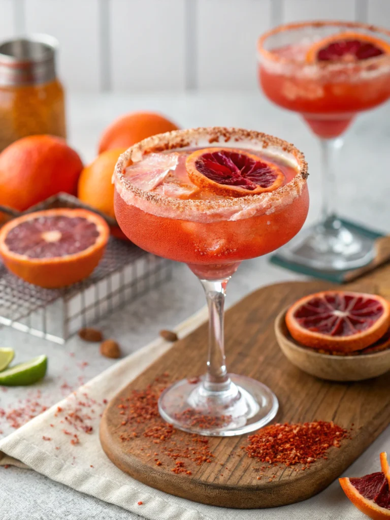 Spicy Blood Orange Margarita