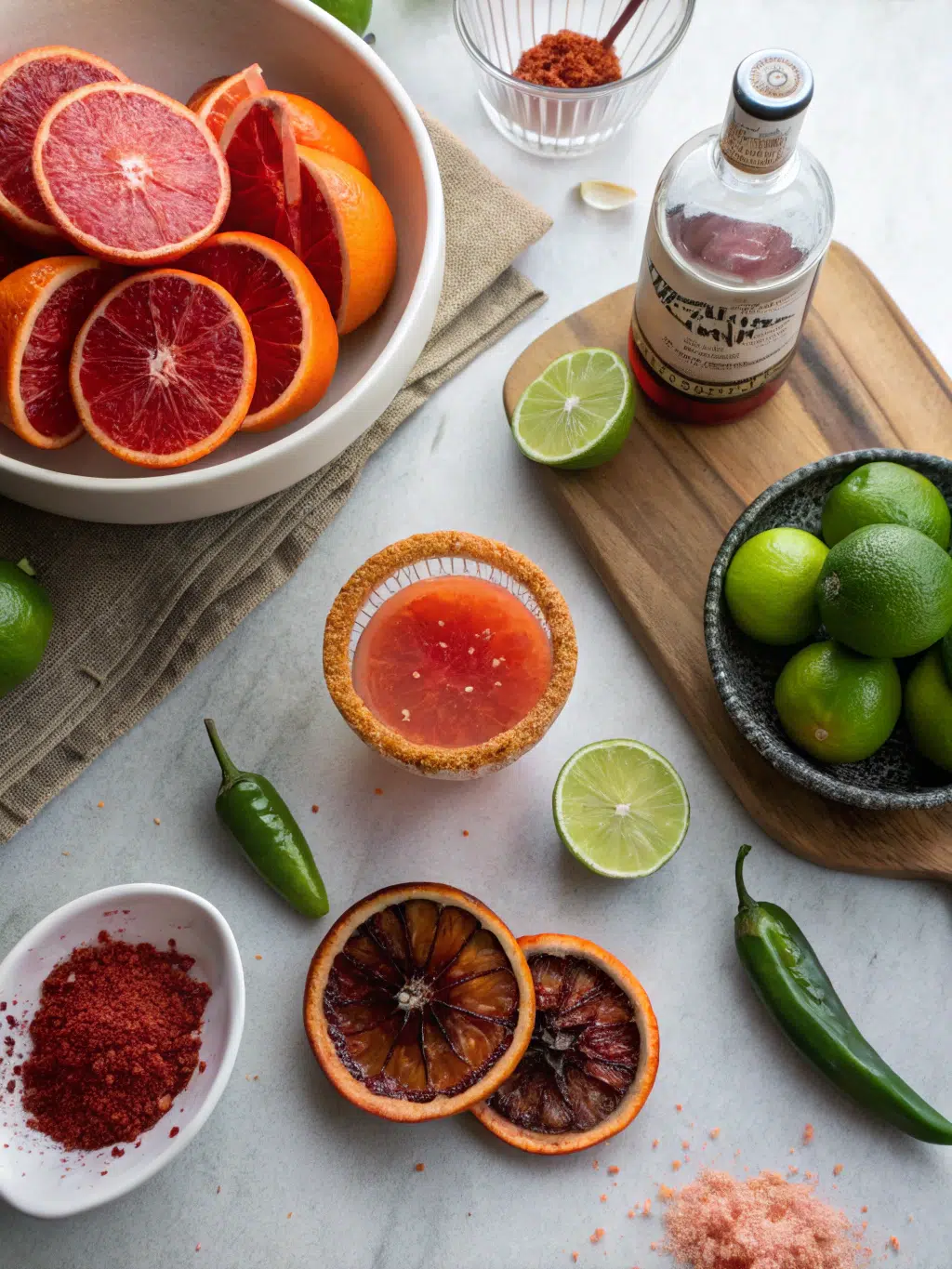 Spicy Blood Orange Margarita: The Best 5 Reasons to Try It Now! 1 Spicy Blood Orange Margarita Ingredients