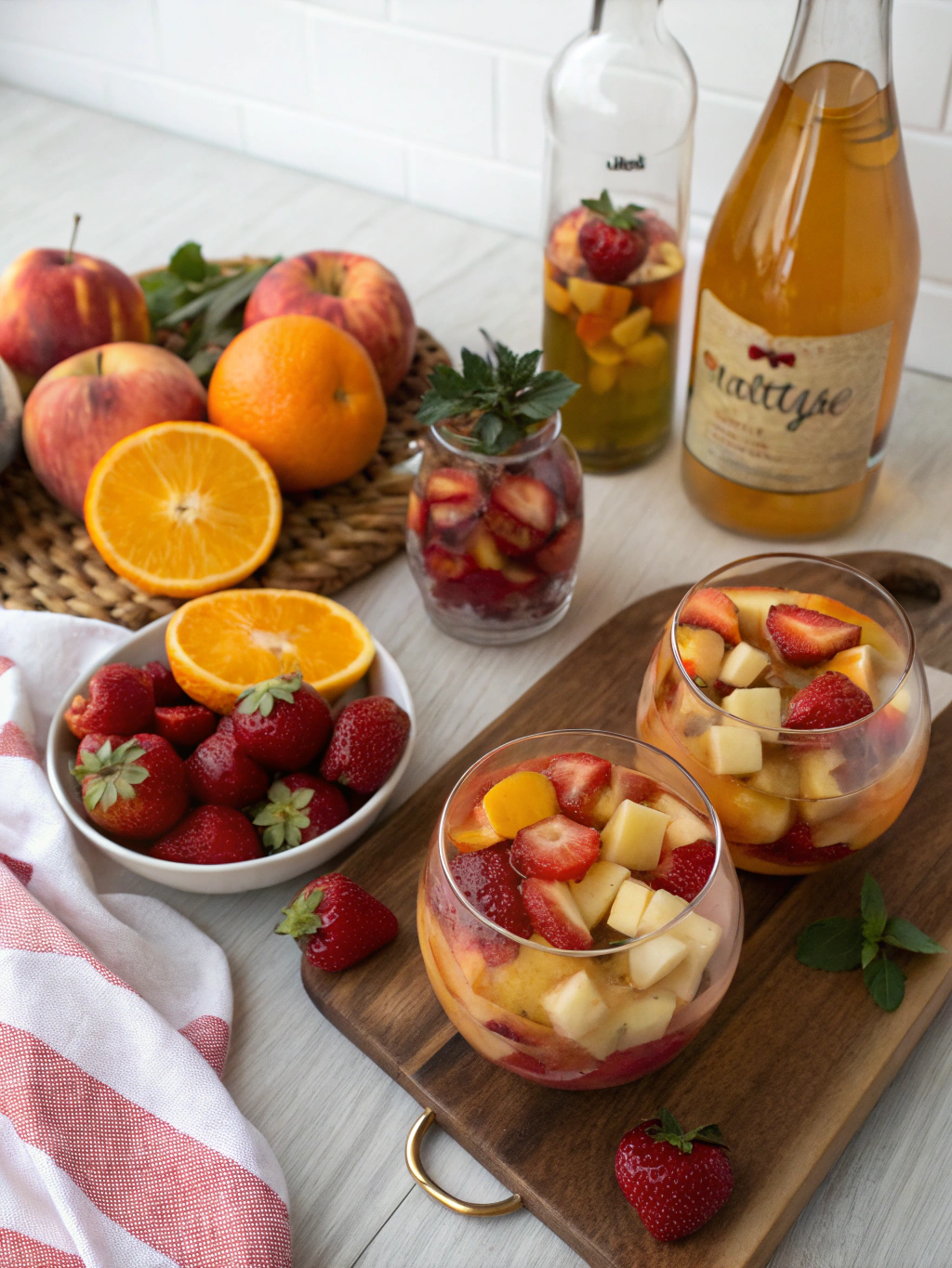 Sweet Moscato Sangria Ingredients