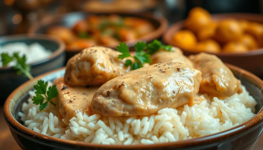Creamy Chicken and Rice
