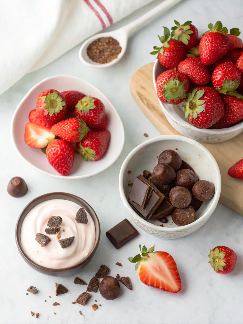 Choclate Strawberry Yogurt Bites: 7 Reasons They're Your New Go-To Snack! 3 Choclate Strawberry Yogurt Bites Ingredients