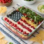 American Flag Layered Taco Dip: 5 Star-Spangled Reasons You'll Love It! 4 American Flag Layered Taco Dip