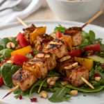 BBQ Chicken Skewer Salad