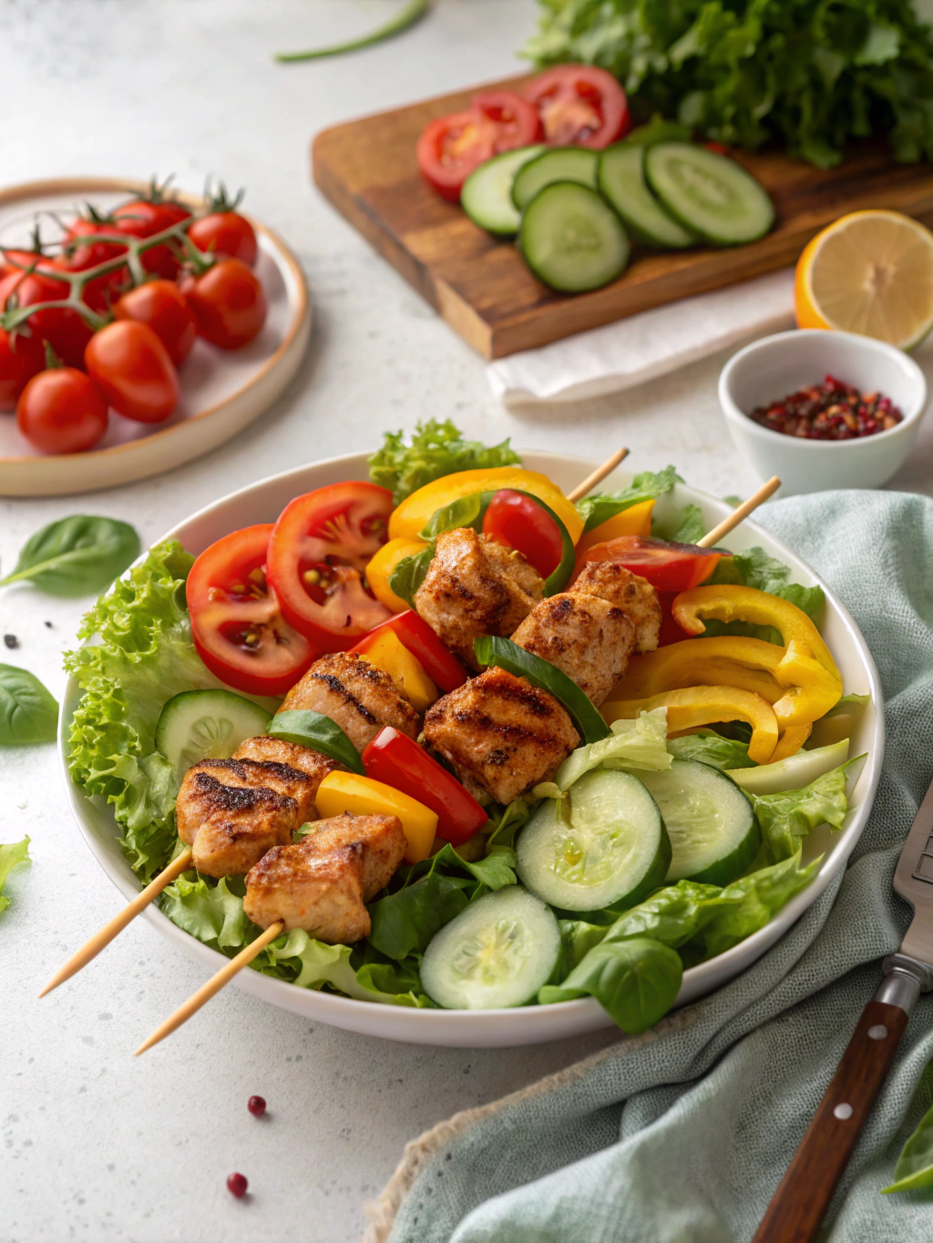 7 Tips for the Perfect BBQ Chicken Skewer Salad: A Step-by-Step Guide