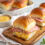 Baked Ham and Cheese Sliders