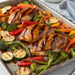 Balsamic Glazed Chicken and Veggies (Sheet Pan): 5 Easy Steps! 4 Balsamic Glazed Chicken and Veggies (Sheet Pan)