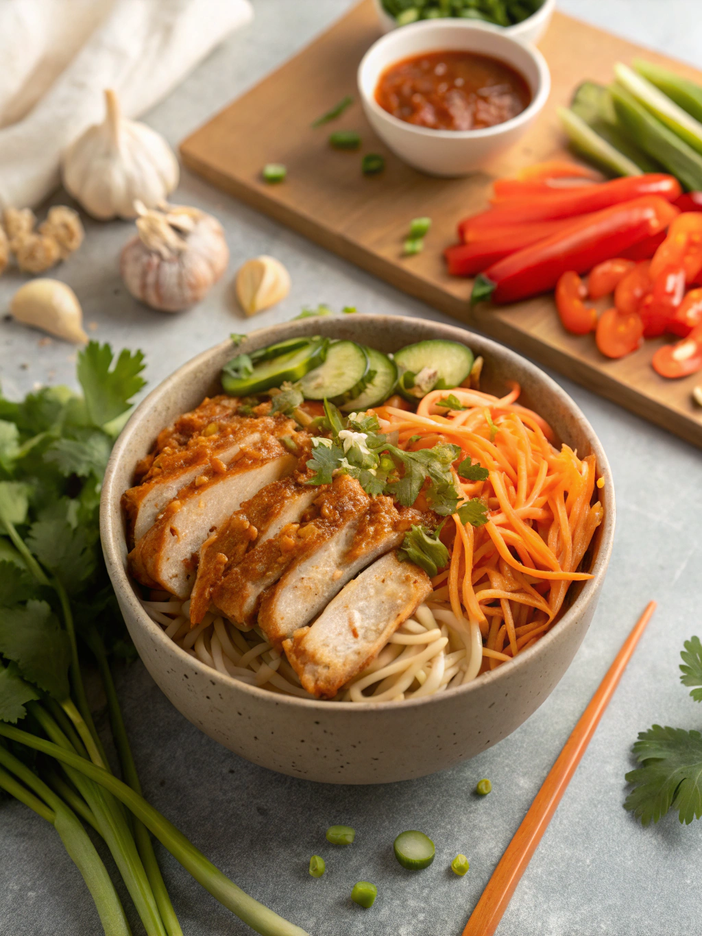 7 Tips for the Perfect Bang Bang Chicken Bowl - Quick Recipe Guide! 3 Bang Bang Chicken Bowl ingredients