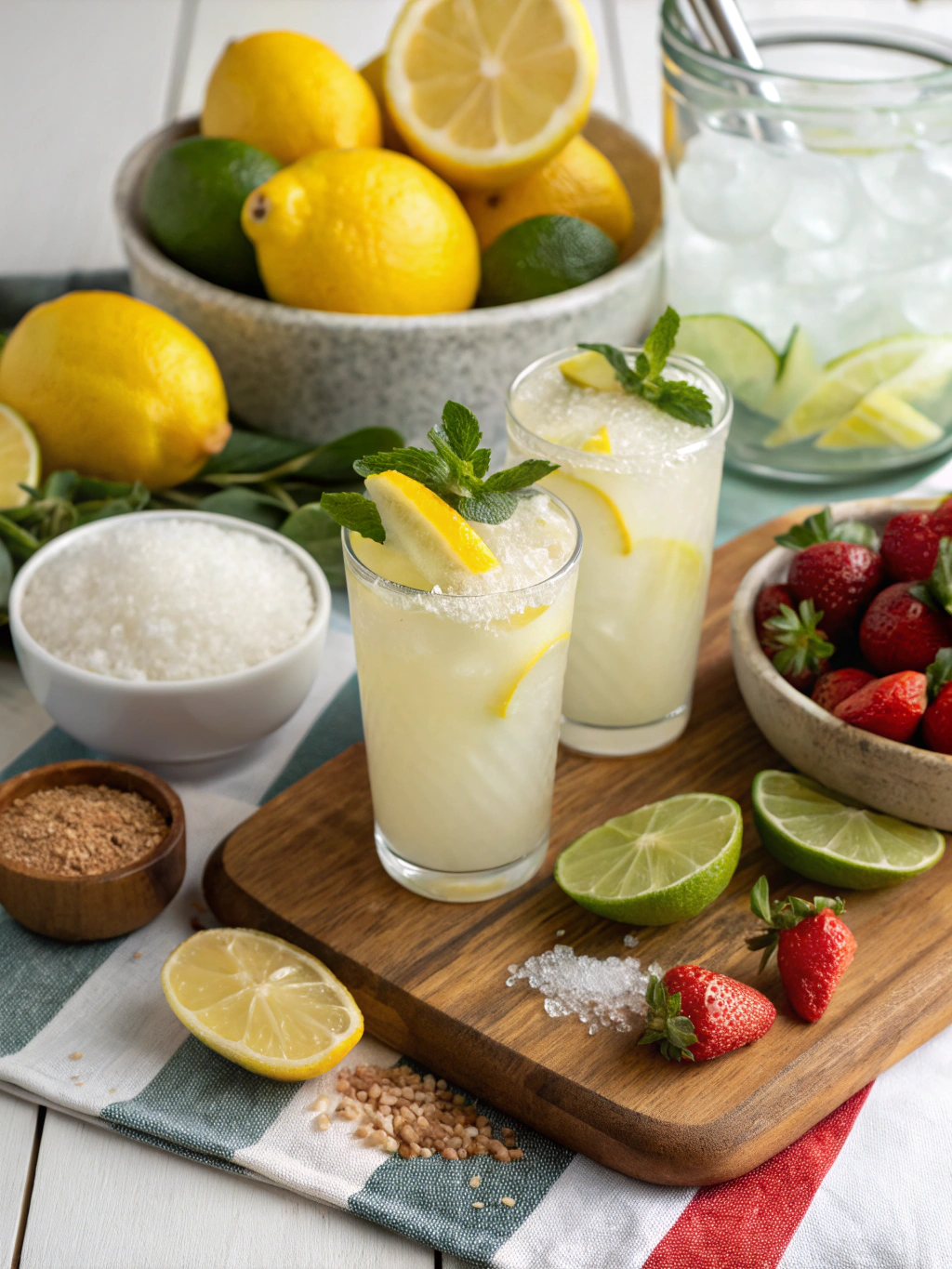 Ingredients for Brazilian Lemonade