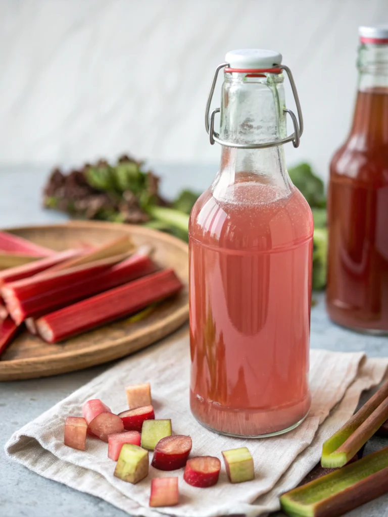 Canning Rhubarb Simple Syrup