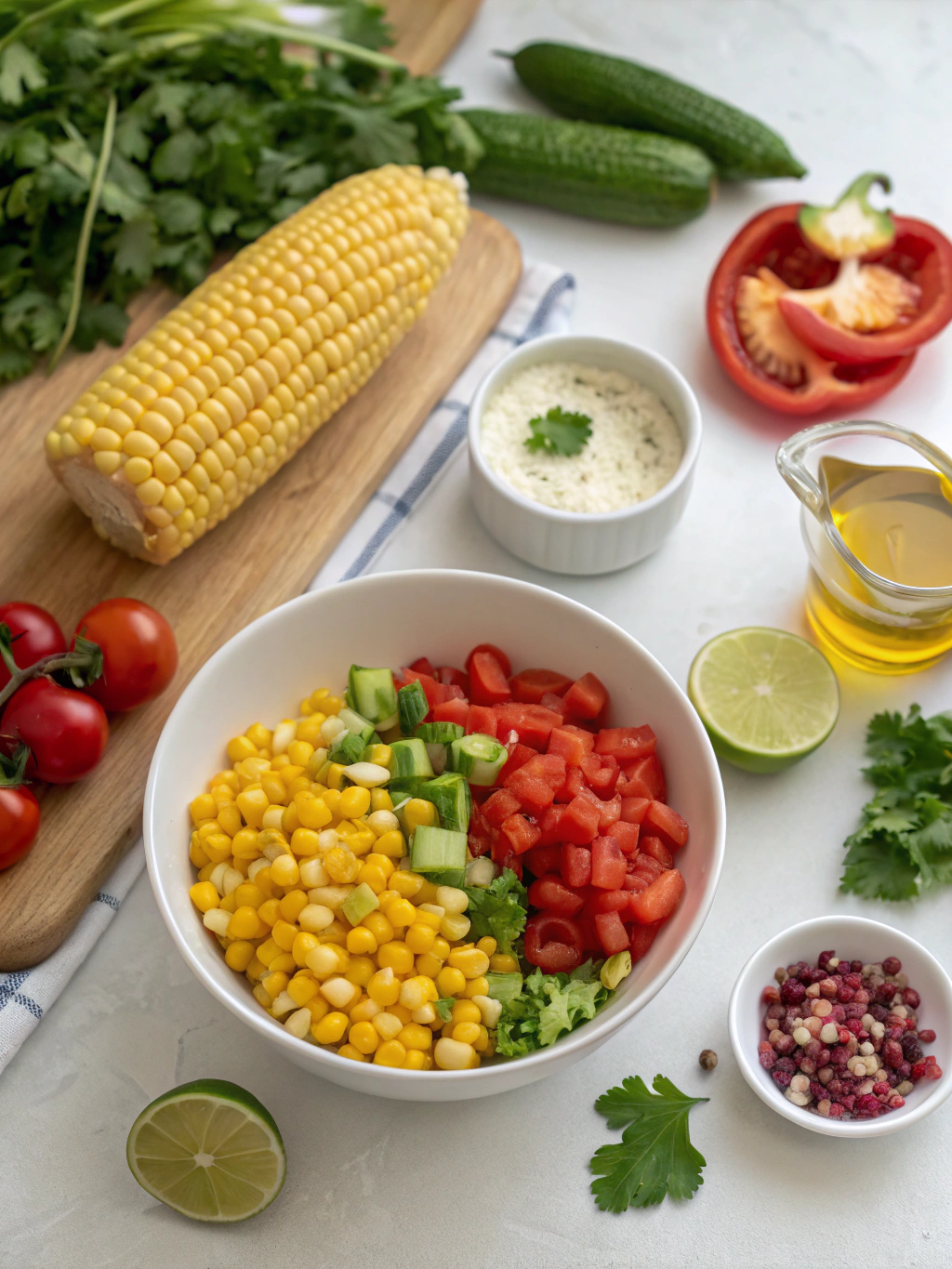 Corn Salad Recipe: 5 Fresh Twists to Level Up Your Lunch Game! 3 Corn Salad Ingredients