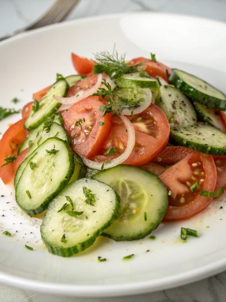 Cucumber Tomato Salad Recipe