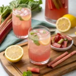 Delicious Homemade Rhubarb Lemonade Recipe