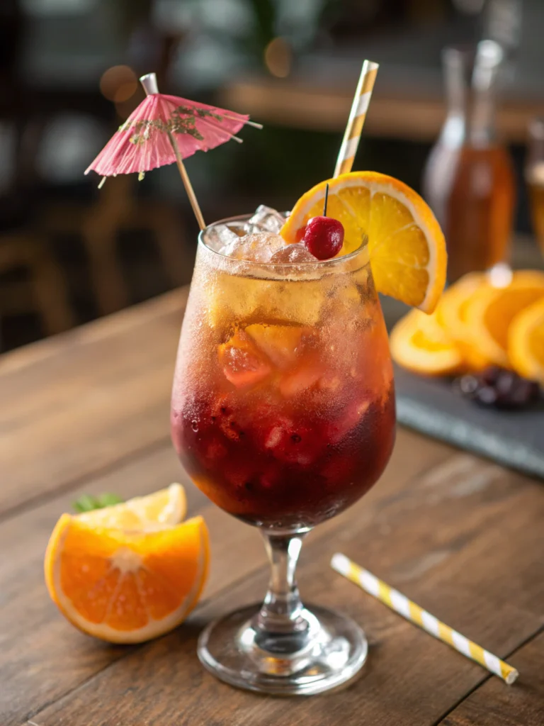 Drunken Monkey Rum Cocktail