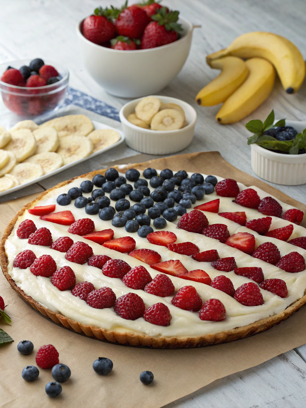 Easy American Flag Fruit Pizza: 7 Steps for a Patriotic Treat 3 Easy American Flag Fruit Pizza: 7 Steps for a Patriotic Treat