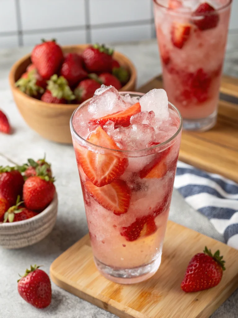 Easy Frozen Strawberry Lemonade