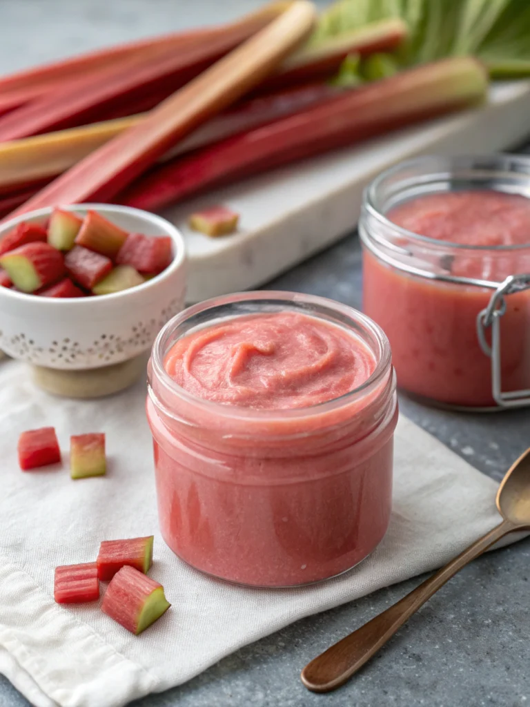 Easy Rhubarb Curd
