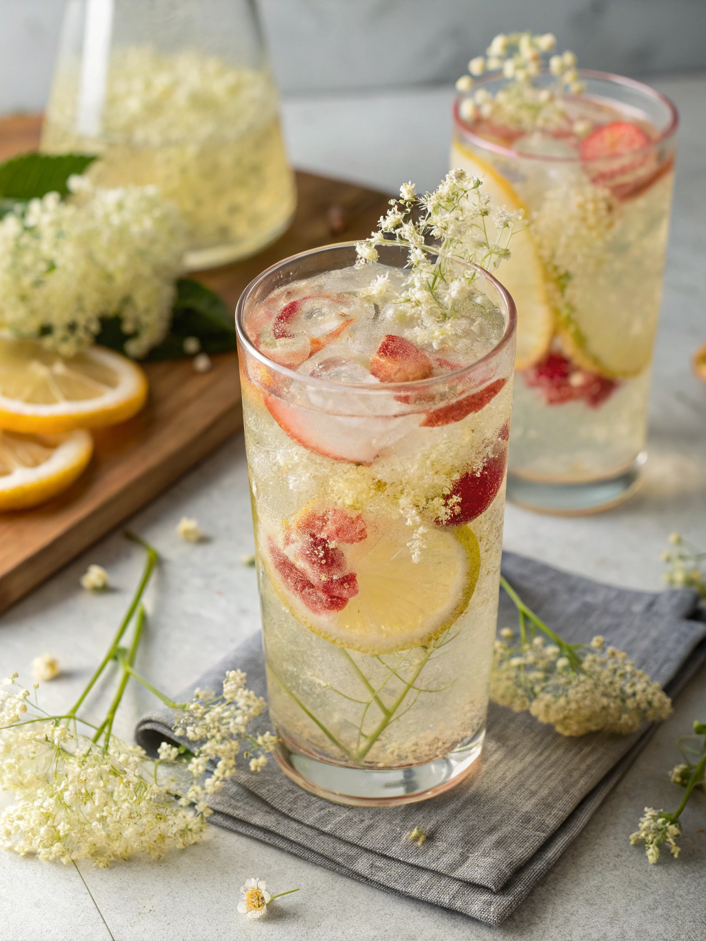 Elderflower mocktail