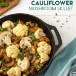 Garlic Cauliflower Mushroom Skillet