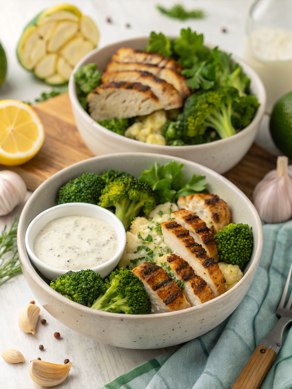 8 Best Tips for Mastering Grilled Chicken & Broccoli Bowls with Creamy Garlic Sauce 1 Ingredients for Grilled Chicken & Broccoli Bowls