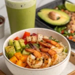 Grilled Shrimp Bowl with Avocado