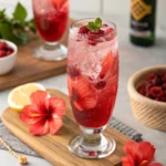 Hibiscus Sparkling Mocktail